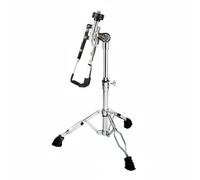 harayaa Drum Stand Snare Stand Percussion Stand Stand Double-Braced Tripod Adjustable Height 450mm-680mm Firm Hold Rubber Grippers Non-Marking Feet Foldable