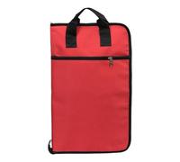 harayaa Drum Sticks Bag, Drumstick Holder, Portable Drumstick Storage Case for Drum Set Mallet/Percussion Sticks/Drum Accessories, Red