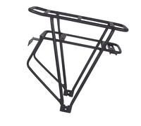 harayaa E Bike Rear Rack with Battery Holder Universal Heavy Duty Good Load Capacity Quick Installation, Black Double Layer