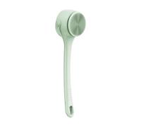 harayaa Electric Body Brush Back Scrubber with 4 Heads, Waterproof Rechargeable Scrubber Shower Brush, Double Handle for Shower, Green