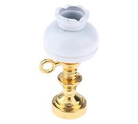 harayaa Elegant Miniature Desk Lamp for Dollhouse Decorations - 1:12 Scale