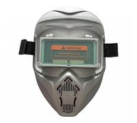 harayaa Face Helmet With Flip Solar Powered Polypropylene Housing Adjustable Band Vented Mouth Panel Suitable for metal fabrication assembly lines