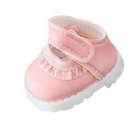 harayaa Fashion Dolls Shoes Costume Accessory Imagination,Cute,Dress up,Miniature Toys Handmade Model for 17cm Doll New Year Gifts, pink