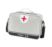 harayaa First Aid Bag Empty Medical Storage Bag Adjustable and Detachable Shoulder Strap Emergency Kits Case Versatile for Outdoor, gray