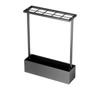 harayaa Floor-standing Pool Stick Holder Metal Sturdy Freestanding Modern Billiard Pool Cue Storage Organizer Rack for Club Bar Indoor Billiard Room Game Room, black