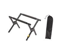 harayaa Folding Cooler Stand Aluminum Alloy Fridge Ice Box Holder Ice Bucket Stand Only for Barbecue