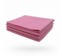 harayaa Folding Exercise Pad Mat Stretching Mat Floor Workout Mat With Supportive Cushion And Easy Storage suitable for home, Rose Red Solid Color, Solid Color, 5mm Thickness, Includes Portable Bag