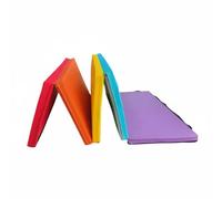 harayaa Folding Fitness Pad Gymnastics Mat Exercise Mat Workout Mat Training Pad With Easy Clean Surface For Daily Use Suitable for moves stretching low impact training