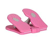 harayaa Folding Fitness Stepper, Stair Stepper Floor Standing, Exercise Climbing Machine, Foot Machine for Living Room Trainer Home Gifts Unisex, Pink