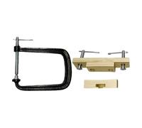 harayaa Folk Acoustic Guitar Bridge Clamp, Bridge Clipping Tool Guitar Making Repair Clamp Fixture Clip, with accessories
