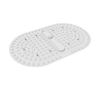 harayaa Foot Massage Pad Pressure Point Massage Pad Silicone Walking Toe Plate Mat Standing Desk Stand up Mat for Living Room Garage, Gray