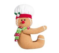 harayaa Gingerbread Tree Topper Plush Stuffed Gingerbread Hugger Decor Funny Gingerbread Man Christmas Tree Topper Ornaments for Christmas Tree Wine Bottle Curtain Decorations