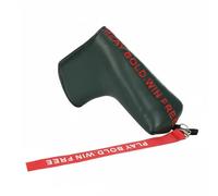 harayaa Golf Putter Cover Mallet Headcover Blade Headcover Club Headcover Putter Protector With PU Leather Water Resistant Soft Interior Suction Closure Snug, Dark Green
