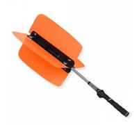harayaa Golf Swing Wind Resistance Fan Practice Tool Swing Fan With Detachable Four Panel Build Strength Tempo Path Control Suitable for Warm Ups Daily Exercises, Orange