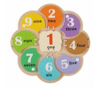 harayaa Hands-on Discovery-Based Busy Board Educational, Wooden Busy Board with Flip Panels, for Classroom