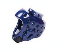 harayaa Headgear Boxing Helmet Sparring Head Protection Thick Padding Secure Chin Strap PU Material Structured Design Suitable for Adults Children Training Fighting Arts Class, Blue, S