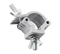 harayaa Heavy Duty Swivel Clamp, Clamp, Stage Light Clamp for Lights, Moving Head Beam, LED Stage Light, Argent 25 to 30mm