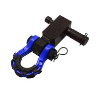 harayaa Heavy Duty Trailer Hook With U Bracket Front Design And Raised Ribbed Surface For Maximum Structural Strength Suitable For Truck Towing, Blue