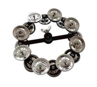 harayaa Hi Hat Tambourine Drum Cymbal Easy to Install Multiuse Attachments Musical Educational Hand Held Percussion for KTV Party