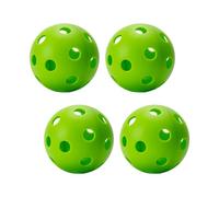 harayaa Indoor Pickleball Balls, Indoor Court Pickleball Balls, 26 Holes Standard Golf Hollow Ball for Indoor Courts Tournament Play, Green 4pcs