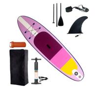 harayaa Inflatable Surfboard Board With Textured Removable Fin Bungee Cargo Area Center Carry Handle Leash And Pump PVC EVA suitable for adults beginners calm water weekend trips