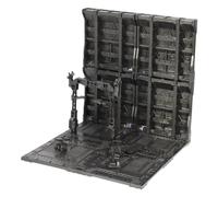 harayaa Interlocking Display Base Action Figure Diorama Builders Part for Model Mobile Toys Organizer Model Toy Storage Garage, Style G