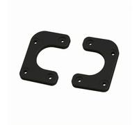 harayaa Kayak Mounting Bracket Mounting Plate Hardware Bracket Base Accessory Set Plates With Multiple Screw Holes For Secure Attachment suitable for kayak fitting marine use
