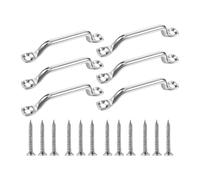 harayaa Kayak Pad Eye Kit Tie Down Anchor Point Anti Slip with Screws Professional Replace Parts Accessories Supplies Kayak Handle, 6 Piece