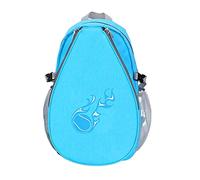 harayaa Kids Tennis Racket Bag Pickleball Paddles Backpack Pocket Mesh Carry Case Carrying Tote for Player Balls Practice Badminton Racquet Kids, Blue
