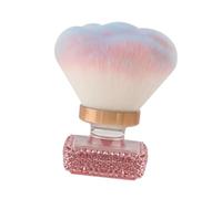 harayaa Makeup Brush Eyeshadow Foundation Brush Nail Art Dust Brush Professional Comfortable Blending Face Powder Brush for at Home, Pink