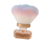 harayaa Makeup Brush Eyeshadow Foundation Brush Nail Art Dust Brush Professional Comfortable Blending Face Powder Brush for at Home, Gold