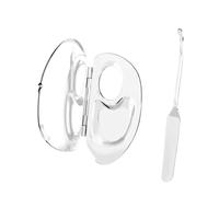 harayaa Makeup Palettes Foundation Mixing Palette with Stir Tool Easy to Use Lightweight Cosmetic Palettes Clear for Eye Shadow