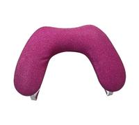 harayaa Manicure Armrest Nail Handrest Stand Multifunction Stable Accessories Portable Ergonomic Soft Manicure Cushion PU Leather, Dark Pink