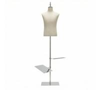 harayaa Mannequin Display Stand Torso Dress Form Tailor Retail Figure With Realistic Proportions And Flexible Stable Metal , color to 6 , Package 3 With Pants Rack And Shoe Rack