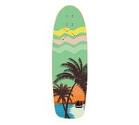harayaa Maple Skateboard Deck Cruiser Board Longboard Deck Street Skate Deck Double Friendly Shaping suitable for school commute short trips leisure, Coconut Tree Graphic