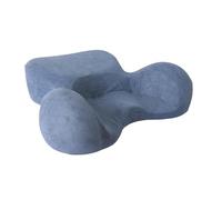 harayaa Meditation Cushion Sitting Pad for Moms Comfort Memory Foam Floor Pillow for Deep Thought Home Indoor Leisure Tea Ceremony, Blue