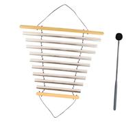 harayaa Meditation Flow Chime Meditation Bowl Sound Tubular Flow Chime with Mallet Musical Instrumentsfor Meditation Relaxing Mindfulness Yoga, 9 Tones