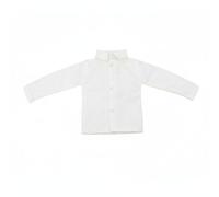 harayaa Men Shirt Doll Figure Action Figure Cloth Button Front Closure Short Or Long Sleeve Choices Suitable for 1/6 Scale Male Character , Long Sleeve