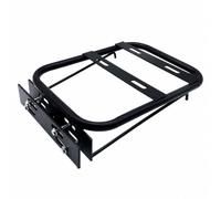 harayaa Metal Rear Luggage Rack with Mounting Bracket Universal Motorcycle Rear Luggage Rack Sturdy for Daily Commuting, Black Thick