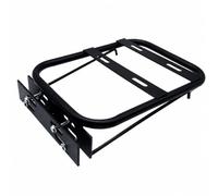 harayaa Metal Rear Luggage Rack with Mounting Bracket Universal Motorcycle Rear Luggage Rack Sturdy for Daily Commuting, Black