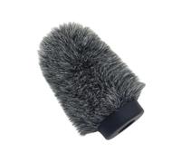 harayaa Mic Furry Windscreen Mic Windjammer Windproof Professional Portable Soft Wind Screen Pop Fliter for Outdoor Use Interview, 14CM