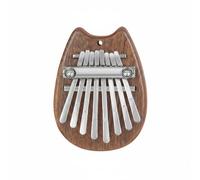 harayaa Mini Thumb Piano Compact 8 Key With Wooden Body And Metal Tines For Clear Sound Easy To Carry With Lanyard suitable for learning relaxation travel small