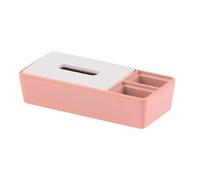 harayaa Miniature Dollhouse Tissue Box Cover Tissue Holder for Toilet Living Room Decorative Item 1:12 Scale Dollhouse Decoration, Pink