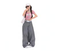 harayaa Miniature Figurine Resin Female Statue Diorama Model Character With White Cap Pose Brings Lived Touch Suitable for shelves model layouts decorative scene building