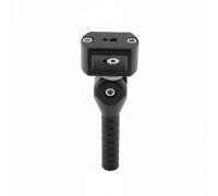 harayaa Motorcycle Motorcycle Lift Handle Motorcycle Lift Lever Motorcycle Assist Handle Aluminum Alloy Construction with Ribbed Grip for Controlled, Black