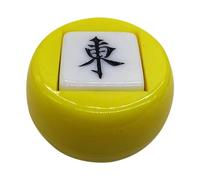 harayaa Multi-sided Mahjong Dice in Polyacrylic, A Practical Accessory for Card Games, yellow