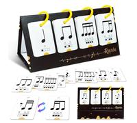 harayaa Music Rhythm Flash Cards Note Training Cards Music Teaching Props Rhythm Practice Card for Teacher Cello Classroom