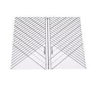 harayaa Patchwork Curved Quilting Straight Ruler Quilting Template Sewing Machine Ruler DIY Sewing Tools Quilting Grip Template Rulers 1/4 Inch Seams