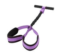 harayaa Pedal Resistance Band Tension Rope Multifunctional Sit up Exercise Foot Rest for Abdomen Leg Back Home Gym Bodybuilding, Purple