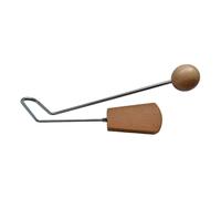 harayaa Percussion Vibration Ball Vibraslap Rattle Shaker Clapper Stainless Internal Mechanism and Varnished Beech for and Longevity Suitable for Artists Practice Rooms, Large
